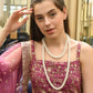 Rajwada White Beads Embellished Neck Piece For Women