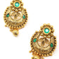 Beautiful dense faux pearl necklace with earrings - Rajwada