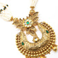 Beautiful dense faux pearl necklace with earrings - Rajwada