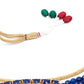 Beautiful electric blue beaded statement choker - Rajwada