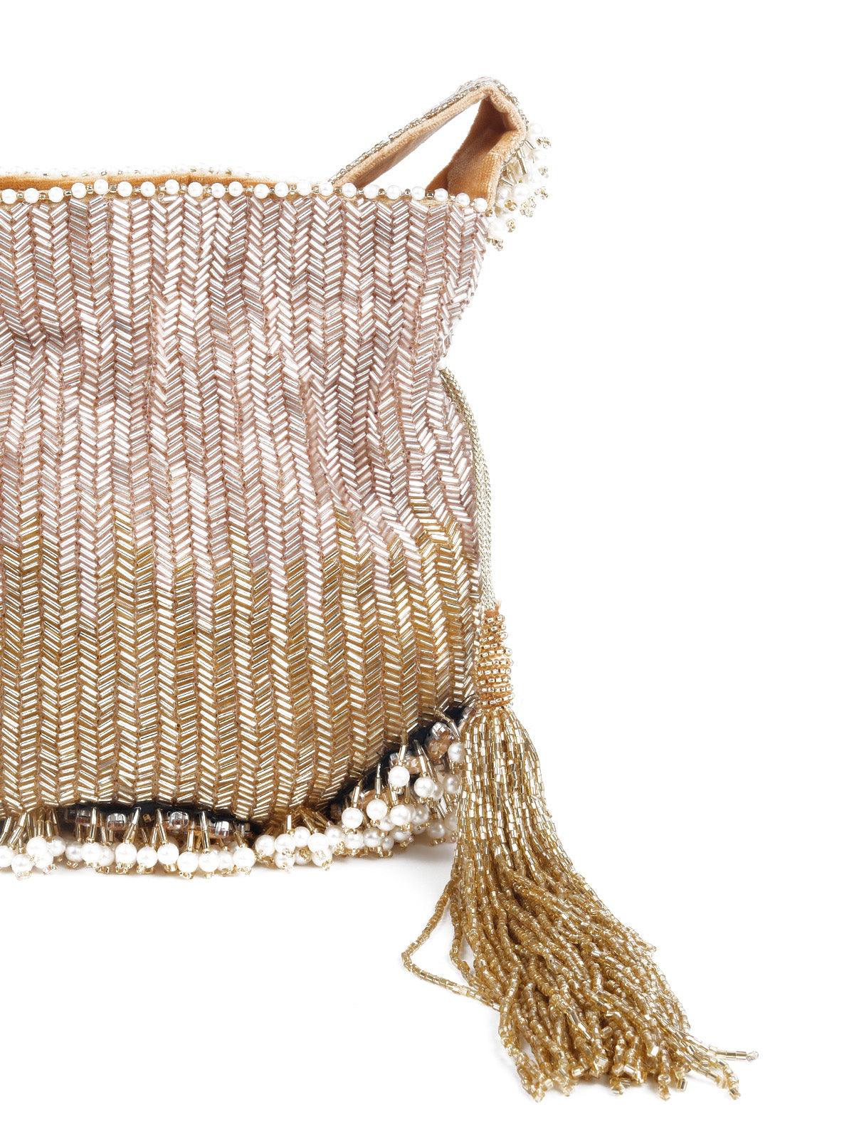 Beautiful Embellished Potli Bag - Rajwada