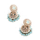 Beautiful Gold and Blue Kundan Necklace - Rajwada