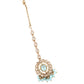 Beautiful Gold and Blue Kundan Necklace - Rajwada