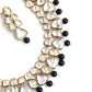 Beautiful Kundan and Black Mani Necklace Set! - Rajwada