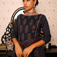 Beautiful rose gold sapphire jewellery set - Rajwada