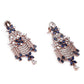 Beautiful rose gold sapphire jewellery set - Rajwada