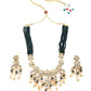 Beauty In green  Necklace Set - Rajwada