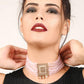Bedazzling Baby Pink Choker Necklace Set - Rajwada