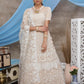 Beige Net Gota Patti Lehenga Set - Rajwada