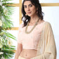 Beige Sequins Georgette Lehenga Set - Rajwada