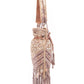 Rajwada Light Brown Velvet Comprehensive With Sequin And Bead Work Potli For Women