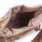 Rajwada Light Brown Velvet Comprehensive With Sequin And Bead Work Potli For Women