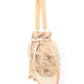 Rajwada Golden Suede Exhaustive With Sequin And Bead Work Potli For Women