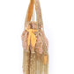 Rajwada Mustard Velvet Comprehensive With Cutdana And Bead Work Potli For Women