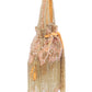 Rajwada Mustard Velvet Comprehensive With Cutdana And Bead Work Potli For Women