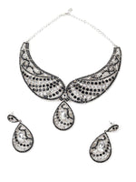 Black And Silver Stylish Set - Rajwada