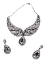 Black And Silver Stylish Set - Rajwada