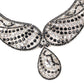 Black And Silver Stylish Set - Rajwada