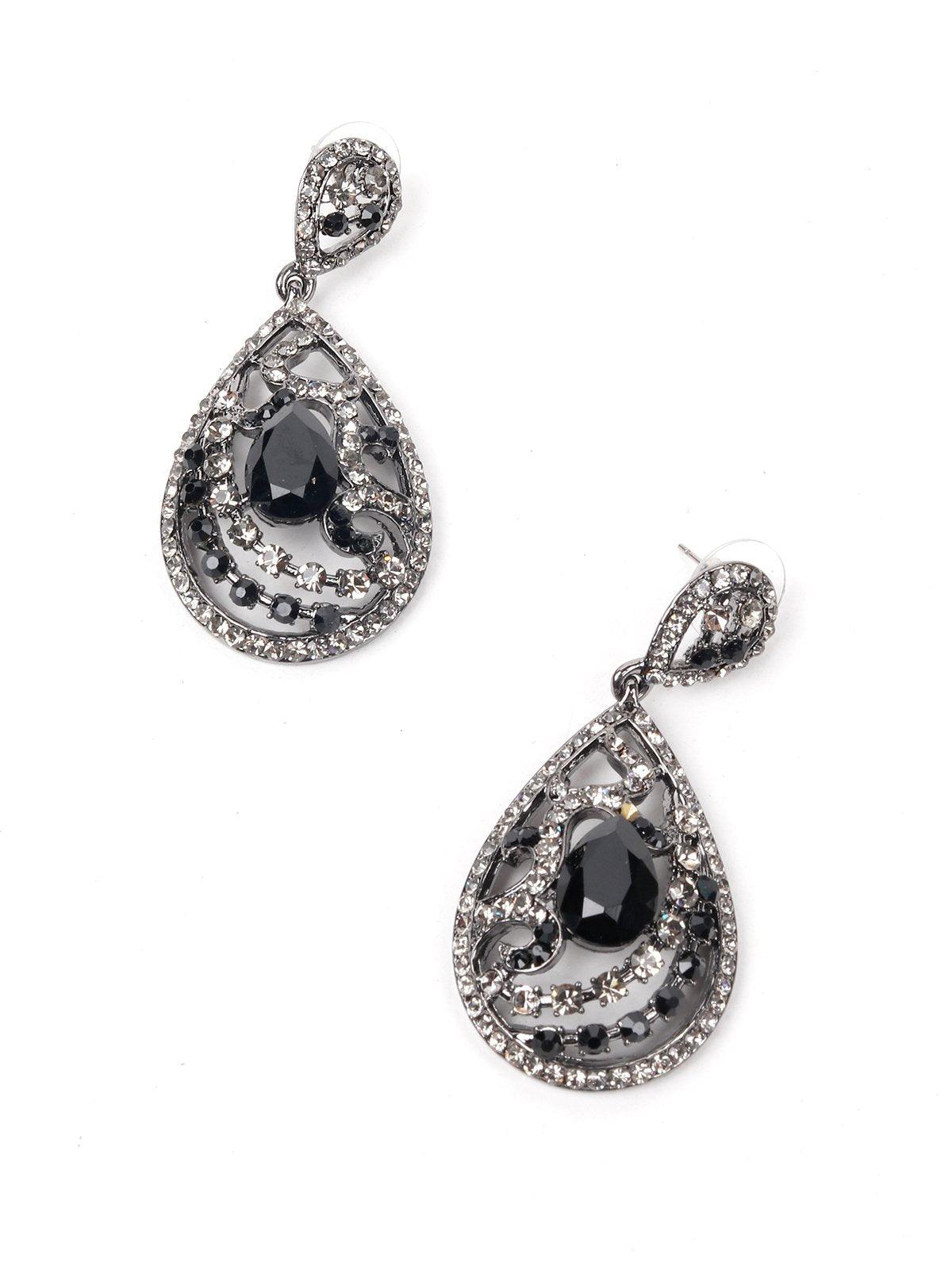 Black And Silver Stylish Set - Rajwada