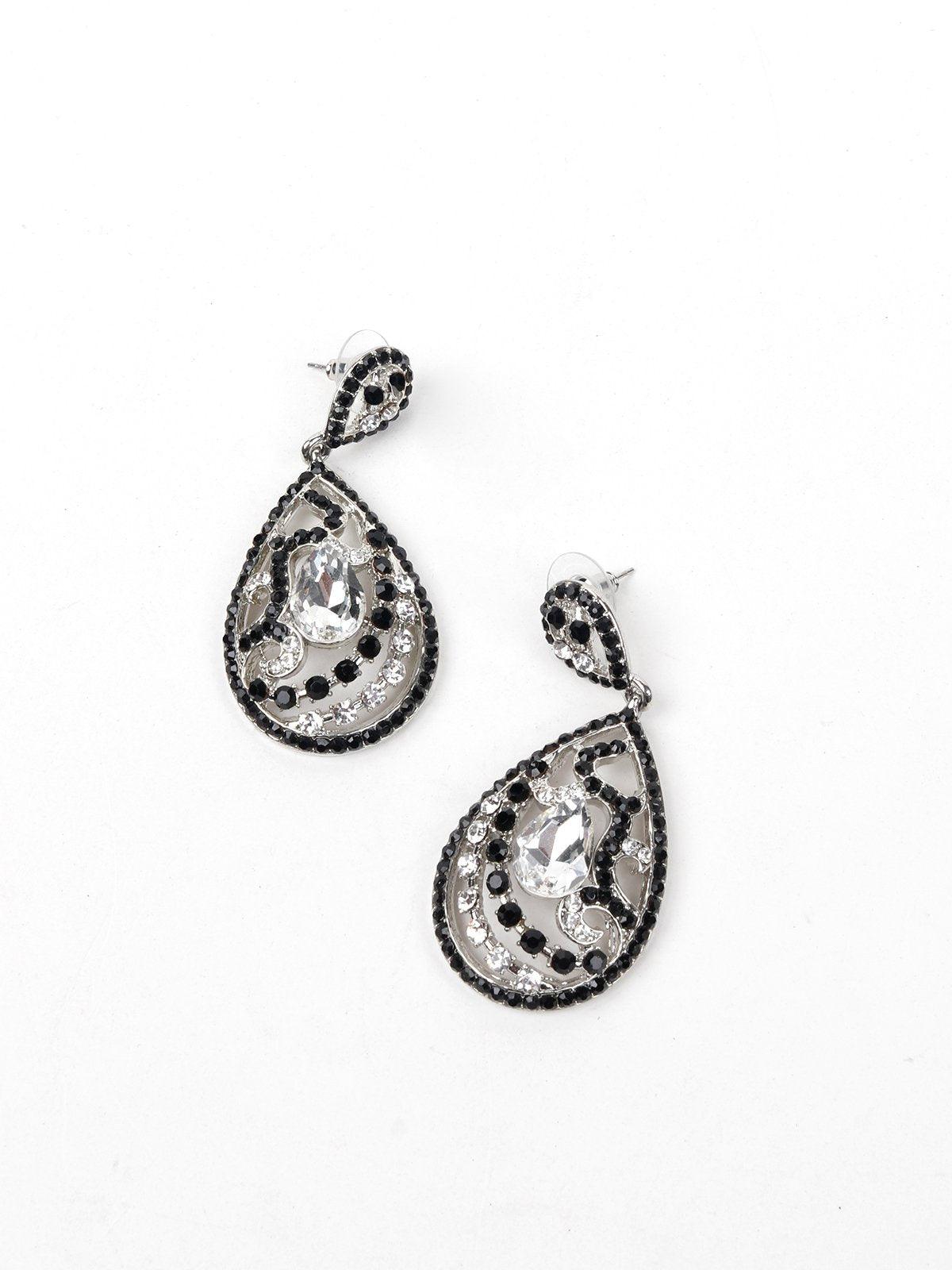 Black And Silver Stylish Set - Rajwada