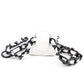 Black and white mini chained belt bag - Rajwada