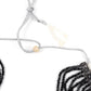 Black Beaded Statement Necklace Set - Rajwada