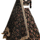 Black Floral Sassy Lehenga Choli Set - Rajwada