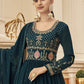 Blue Floor Length Anarkali Kurta - Rajwada