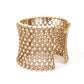 Bold Gold Embellished Bracelet - Rajwada