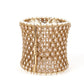 Bold Gold Embellished Bracelet - Rajwada