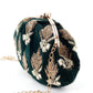 Bottle Green Beaded Batuwa - Rajwada