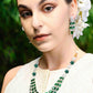Bottle Green Trendy Necklace Set - Rajwada