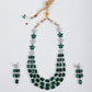 Bottle Green Trendy Necklace Set - Rajwada