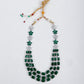 Bottle Green Trendy Necklace Set - Rajwada