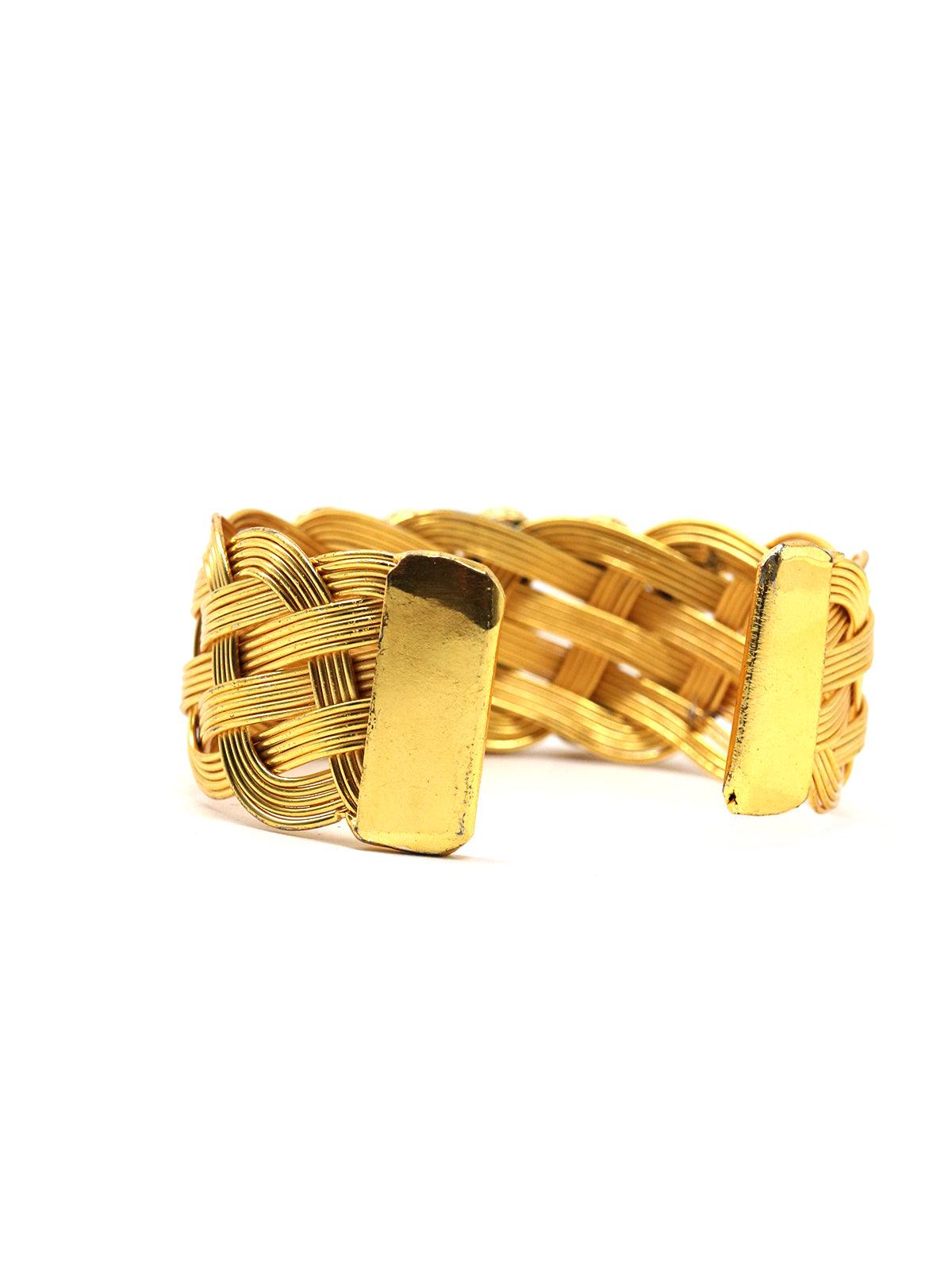 Braided Pattern Superior Bracelet! - Rajwada