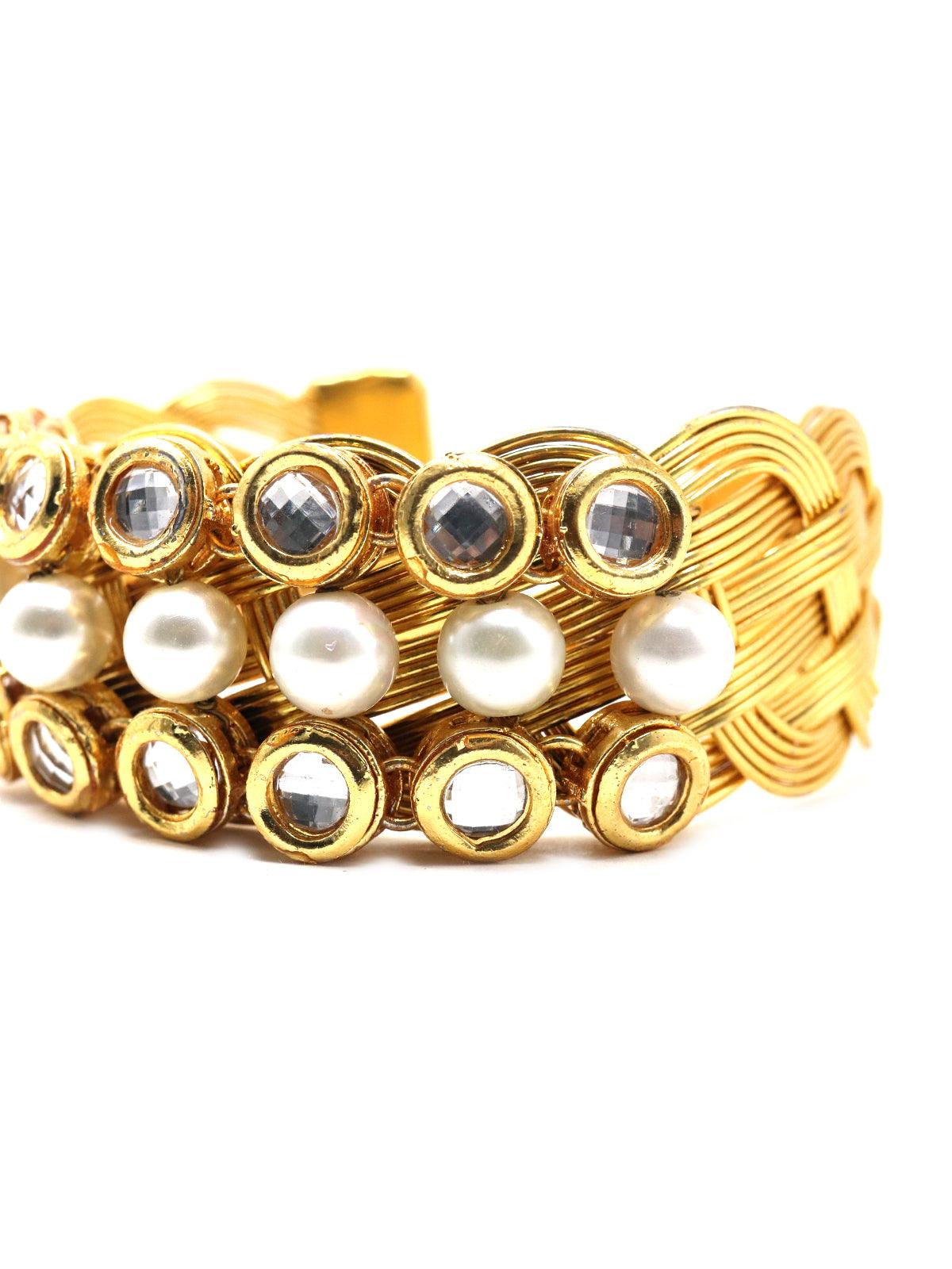 Braided Pattern Superior Bracelet! - Rajwada