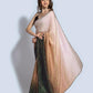 Brown Georgette  designer embroidery saree - Rajwada