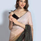 Brown Georgette  designer embroidery saree - Rajwada