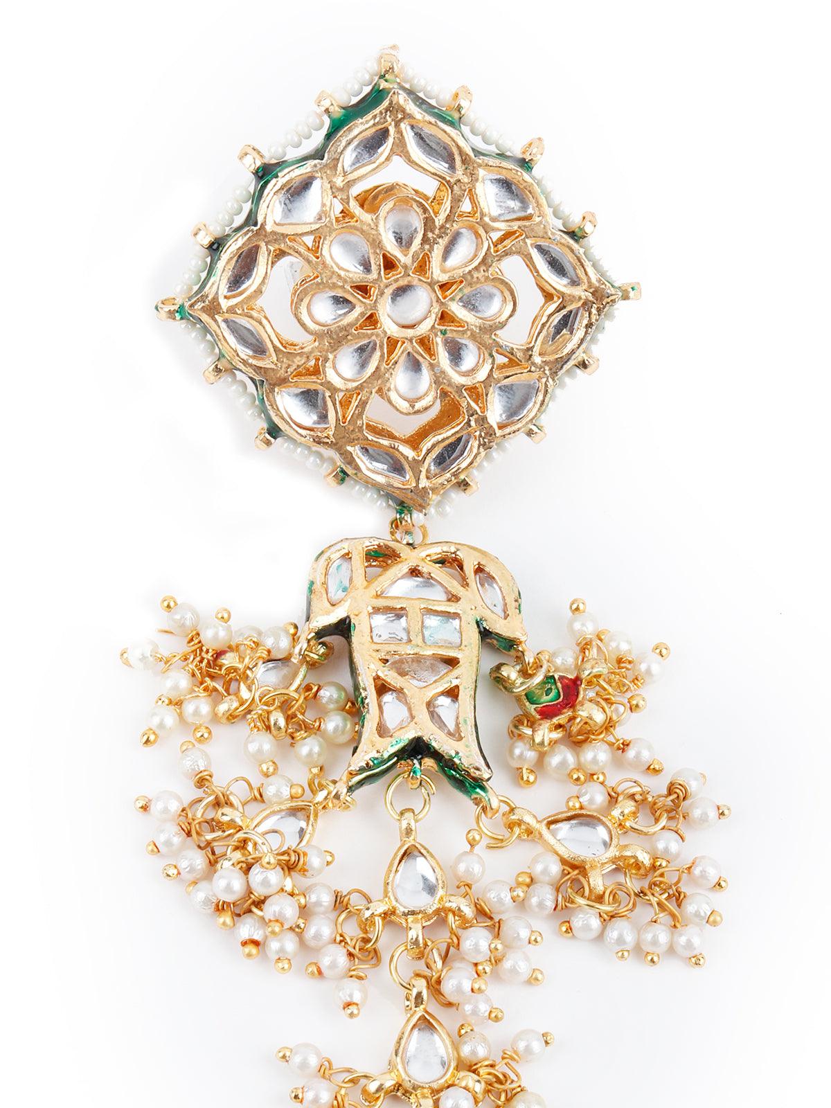Cachet Kundan And Pearl Bracelet - Rajwada