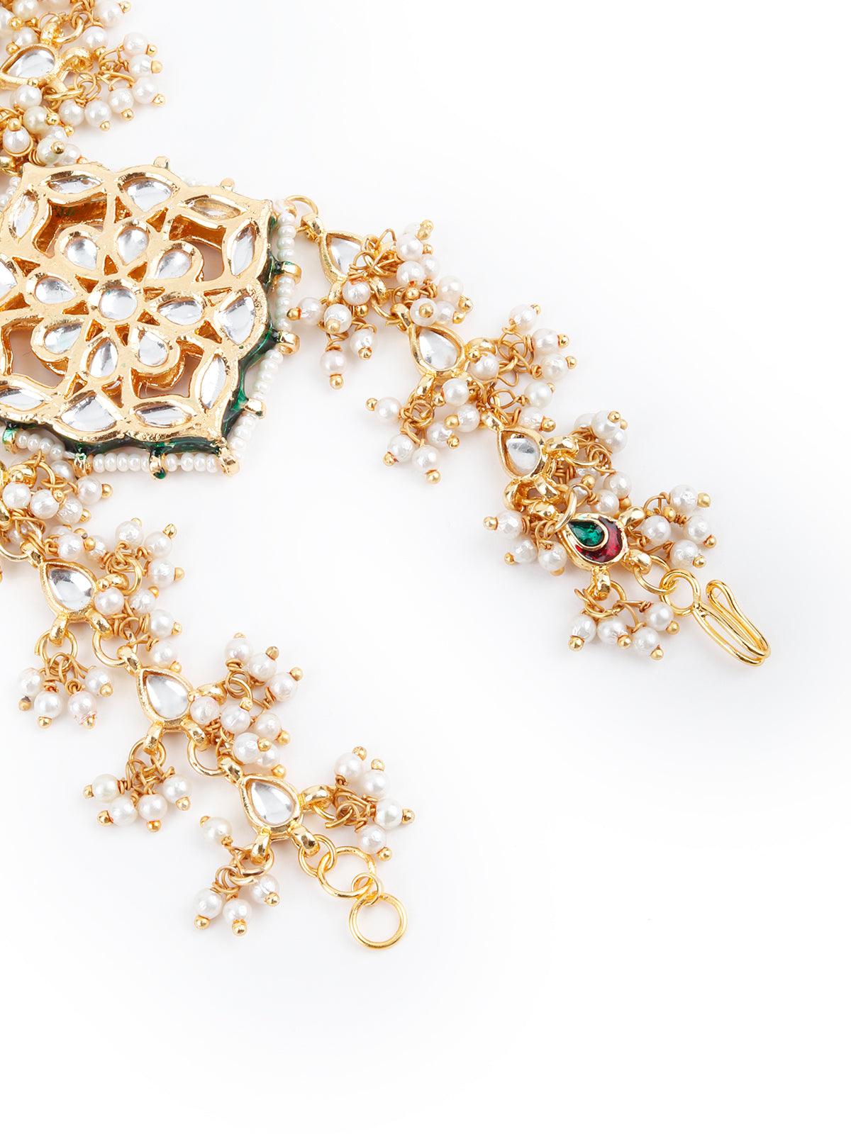 Cachet Kundan And Pearl Bracelet - Rajwada
