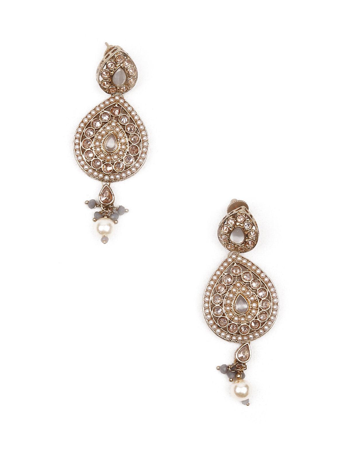 Choker with Cool Grey Vibes - Rajwada