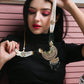 Classy Green Necklace Set - Rajwada