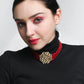 Classy Red Choker Set - Rajwada