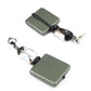 TRENDY GREEN EARRINGS - Rajwada