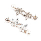 TRENDY GOLD AND WHITE EARRINGS - Rajwada