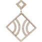 SUNSHINE GOLD AND WHITE DANGLER EARRINGS - Rajwada