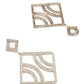 SUNSHINE GOLD AND WHITE DANGLER EARRINGS - Rajwada