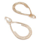 SUNSHINE GOLD AND WHITE TEARDROP EARRINGS - Rajwada
