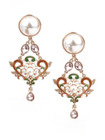 SUNSHINE MULTICOLORED DANGLER EARRINGS - Rajwada