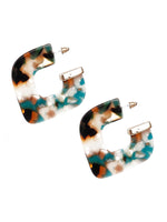 ORNATE MULTICOLORED HOOP EARRINGS - Rajwada